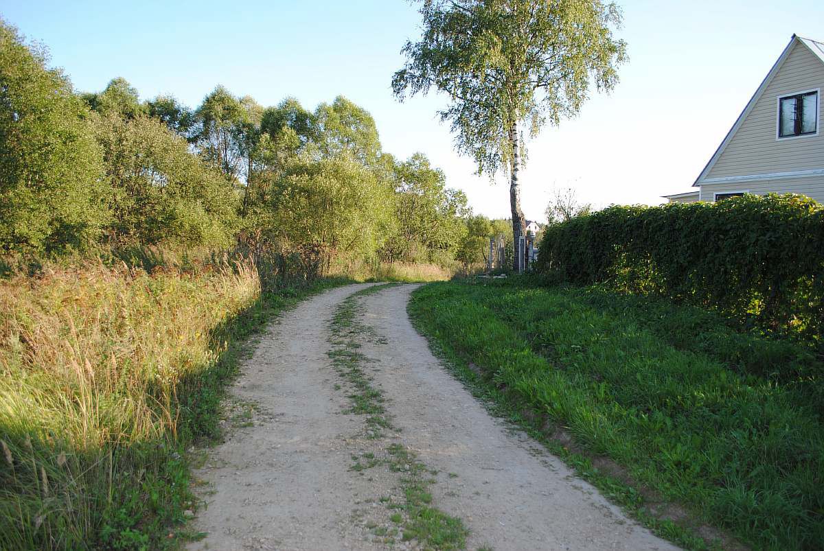 деревенская дорога в Редькино