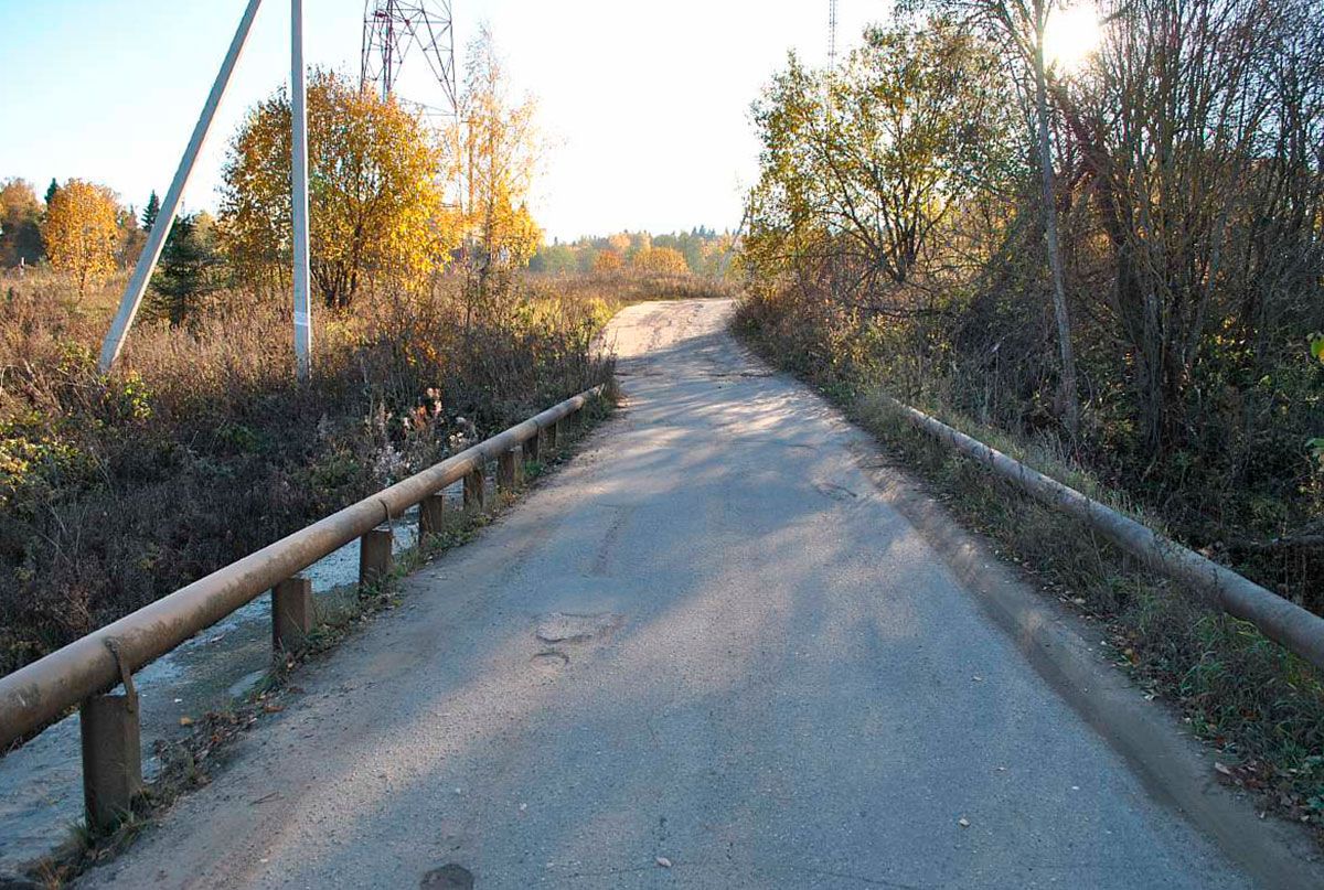 мост через реку Нара у СНТ Покровка