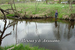 р. Исьма в деревне Акишево